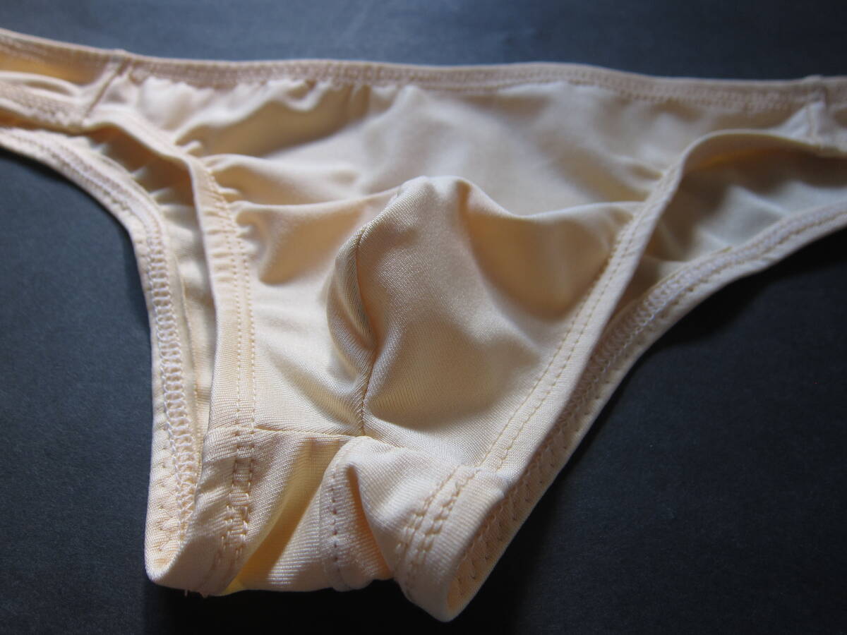 ビキニ ヌードカラー ベージュ ハーフバック Mサイズ ハンドメイド メンズ 新品 送料込み (検 egde gx3 toot_画像3