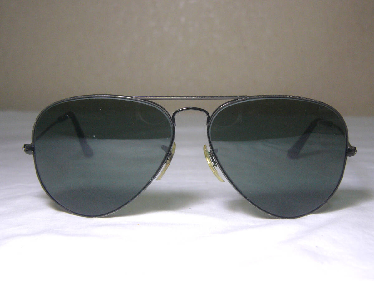Vintage * американский B&L RayBan солнцезащитные очки black metallic ruboshu ром