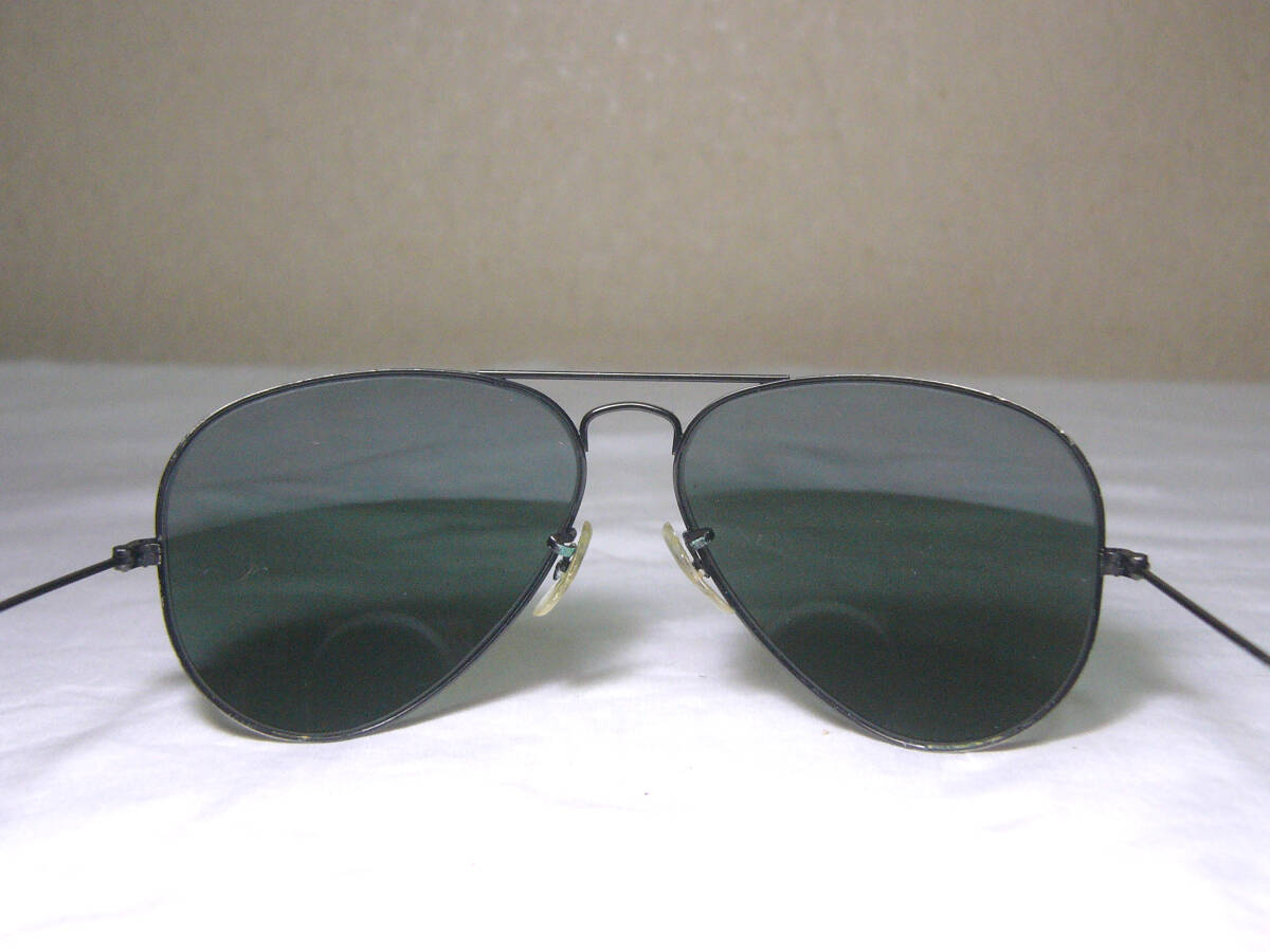 Vintage * американский B&L RayBan солнцезащитные очки black metallic ruboshu ром