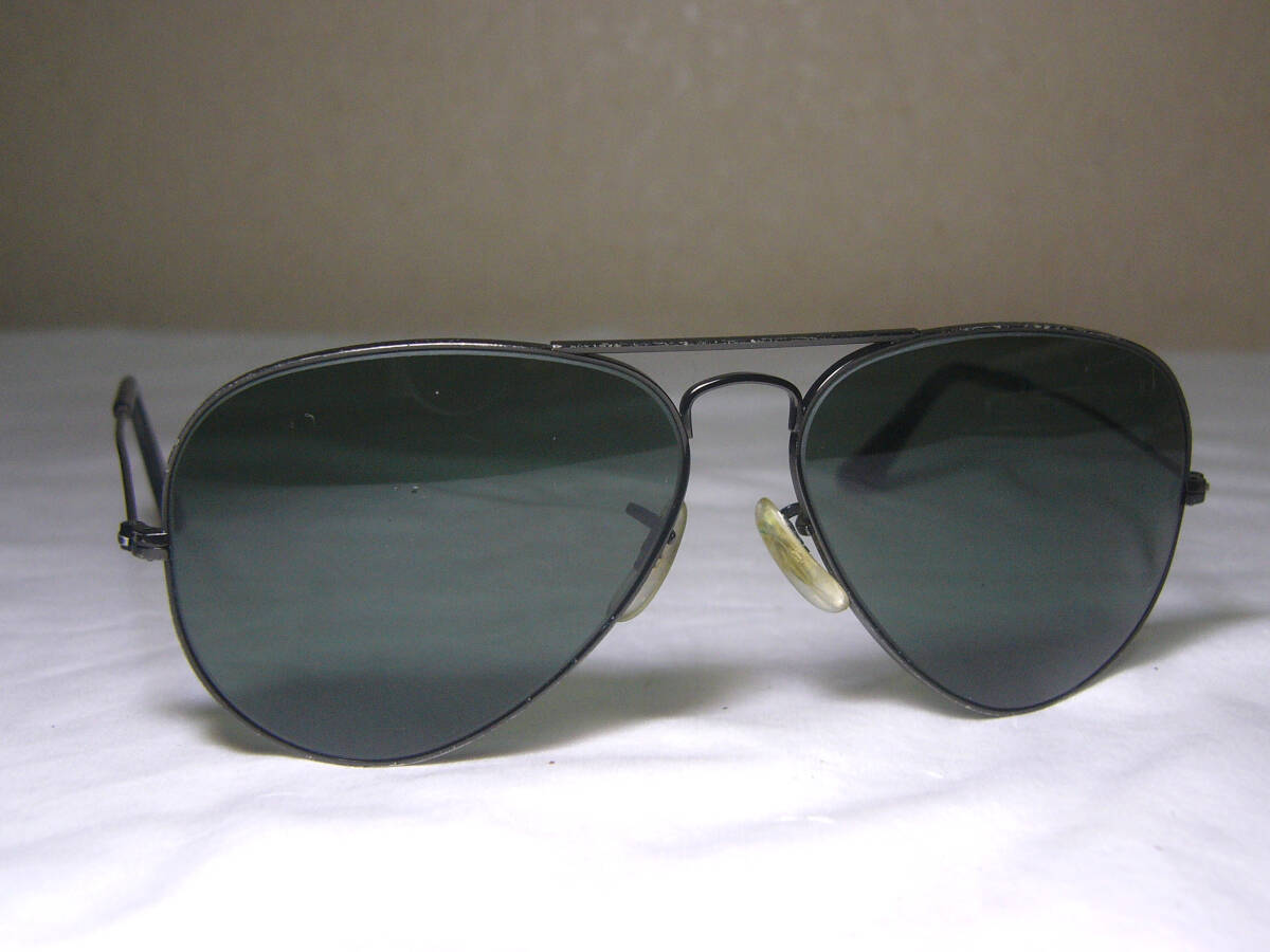 Vintage * американский B&L RayBan солнцезащитные очки black metallic ruboshu ром