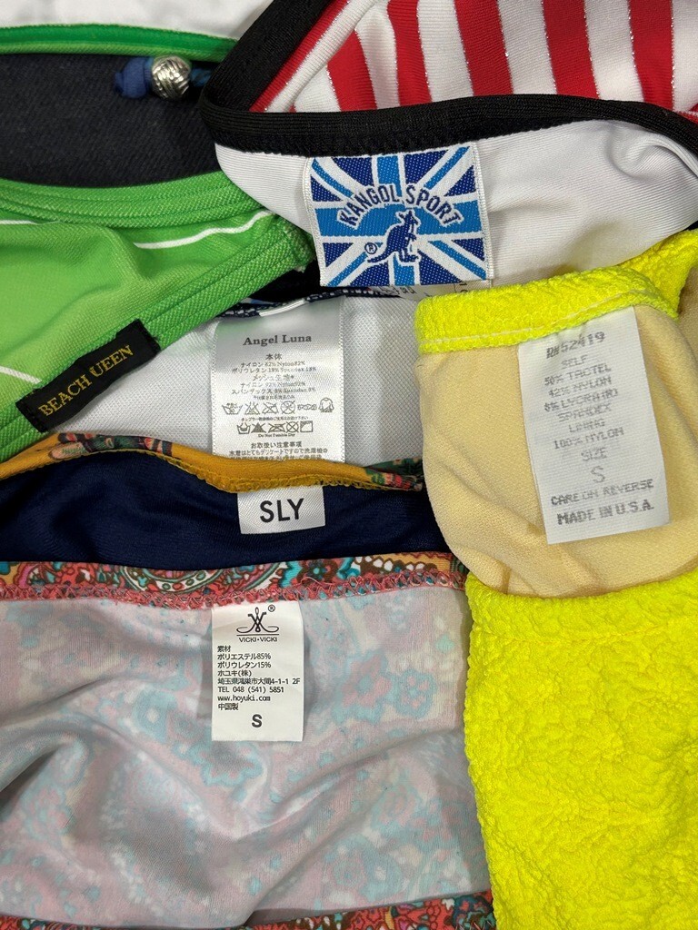 r2_5551r 24枚セット レディース 水着 ハイカット ビキニ 下のみ メーカーいろいろ☆ セット まとめ_画像3