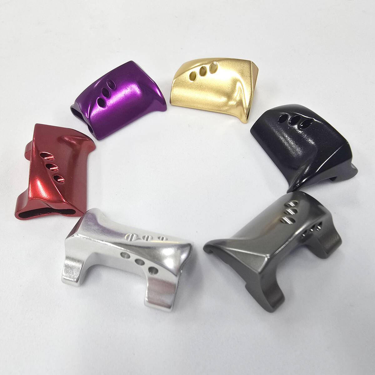 YU430 灰 アルミ製 クラッチボタン メタニウム 13/20/22/23 Metanium、15 Metanium DC、16 Metanium MGL、19 ANTARES、18/22 Bantam_画像3