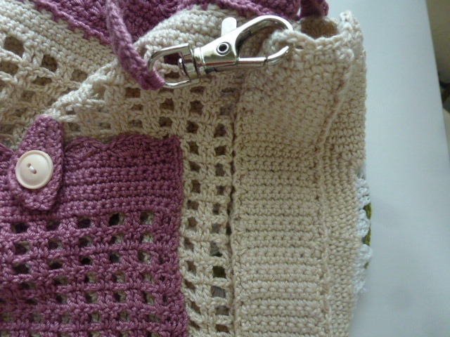 ◇　レース編み　小さなバック　◇