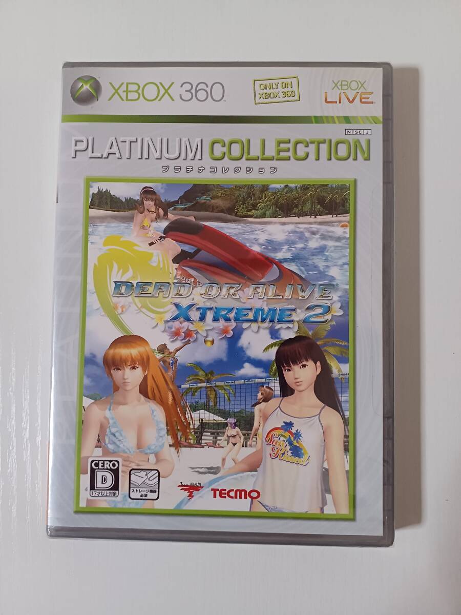 XBOX360 DEAD OR ALIVE Xtreme2　 プラチナコレクション　新品未開封　送料込み　即決_画像1