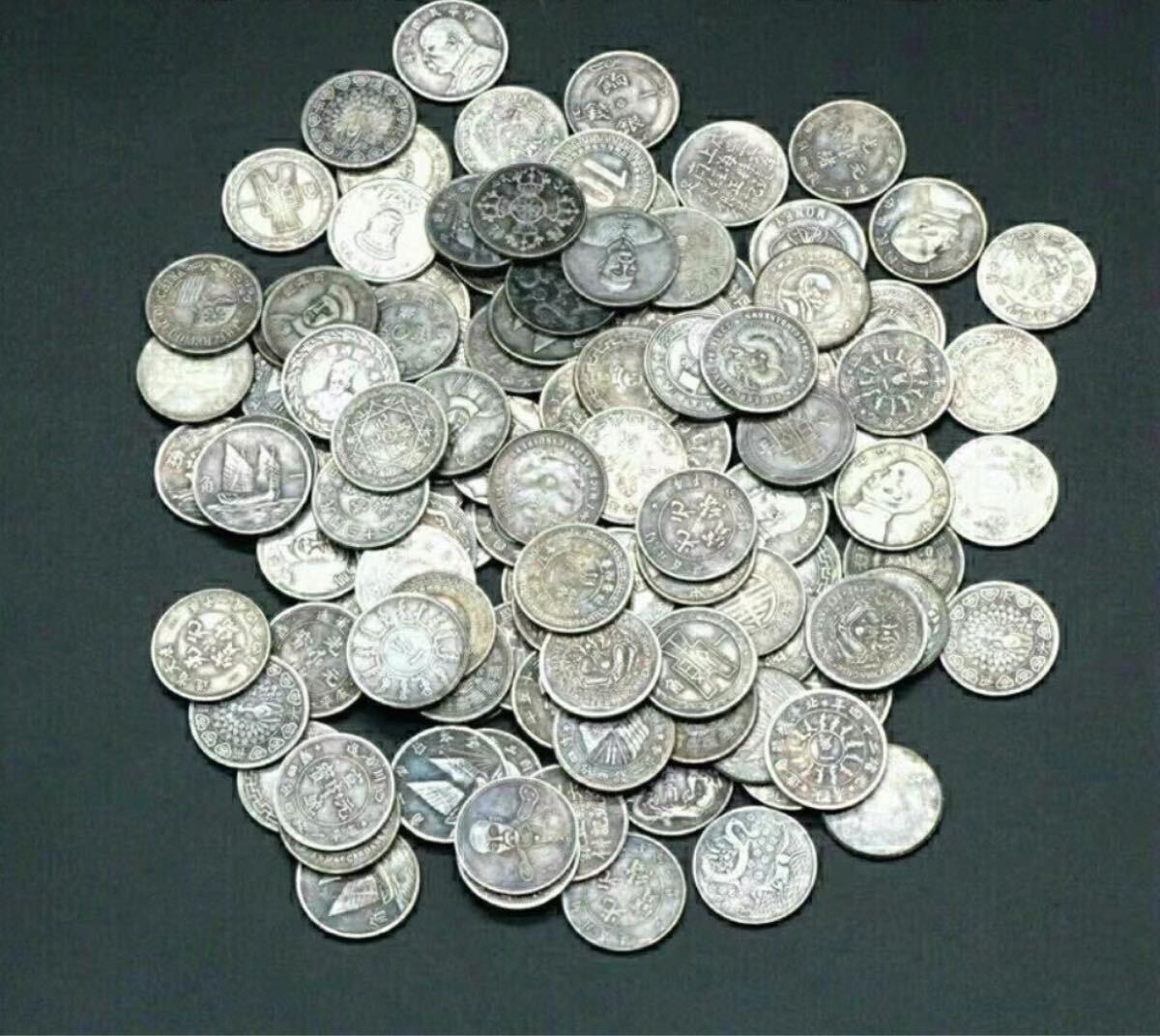 2角小銀毫 120枚銀貨セット コレクション ブック付き 特価アンティーク 希少 中華民国時代 古銭 骨董品 硬貨 外国銀貨 コイン_画像3