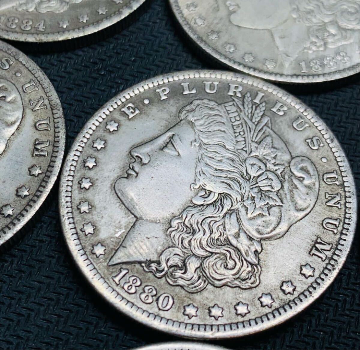 オトク!! 在庫処分 アメリカ モルガン 1ドル 1878年-1904年 27枚セット 外国硬貨 貿易銀 海外コイン 古錢 記念硬貨 コレクション 收蔵品_画像9