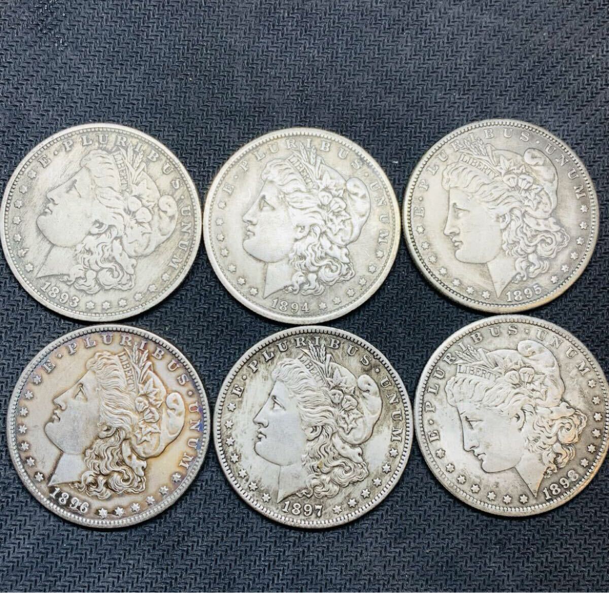 オトク!! 在庫処分 アメリカ モルガン 1ドル 1878年-1904年 27枚セット 外国硬貨 貿易銀 海外コイン 古錢 記念硬貨 コレクション 收蔵品_画像6