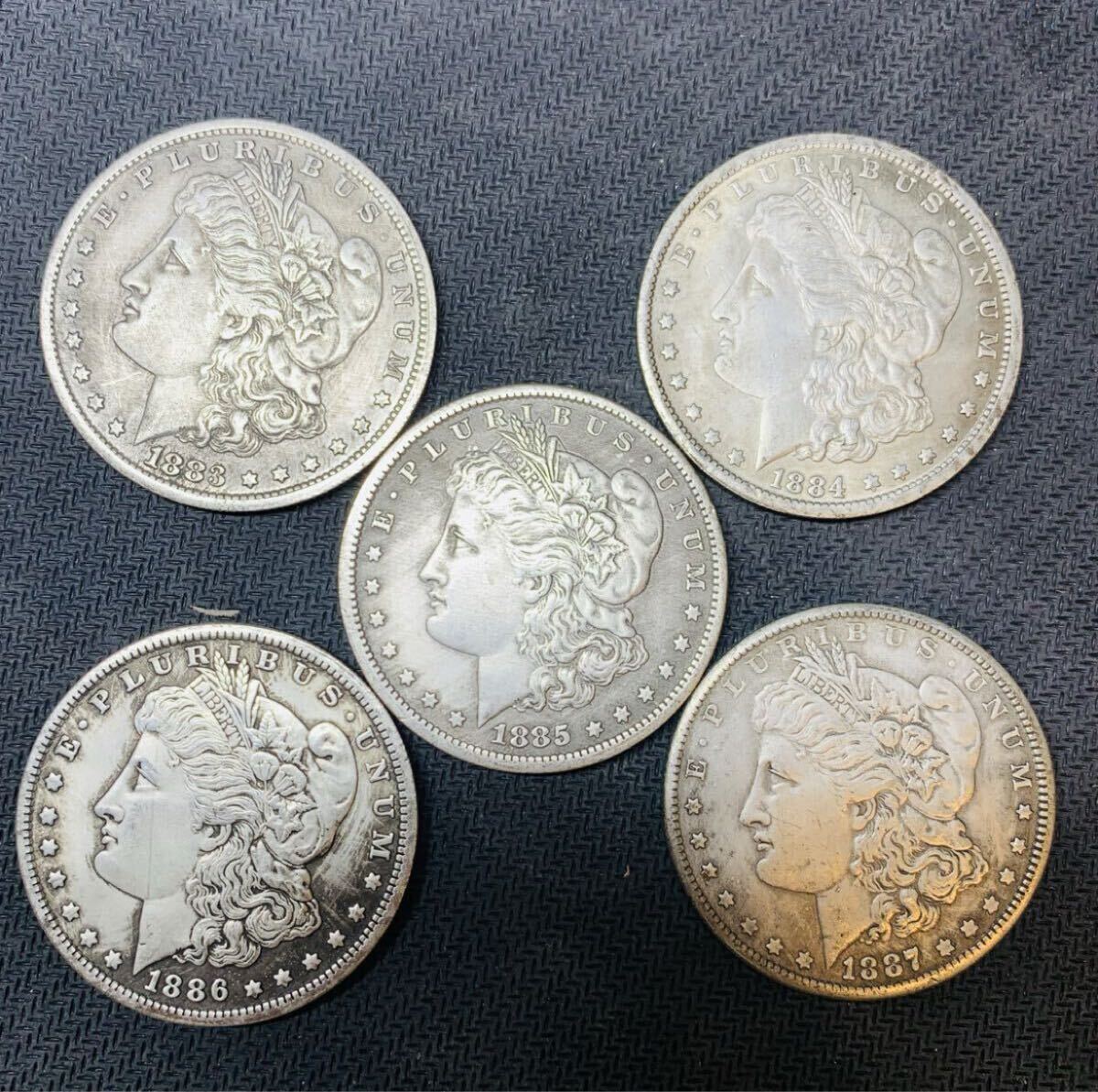 オトク!! 在庫処分 アメリカ モルガン 1ドル 1878年-1904年 27枚セット 外国硬貨 貿易銀 海外コイン 古錢 記念硬貨 コレクション 收蔵品_画像4