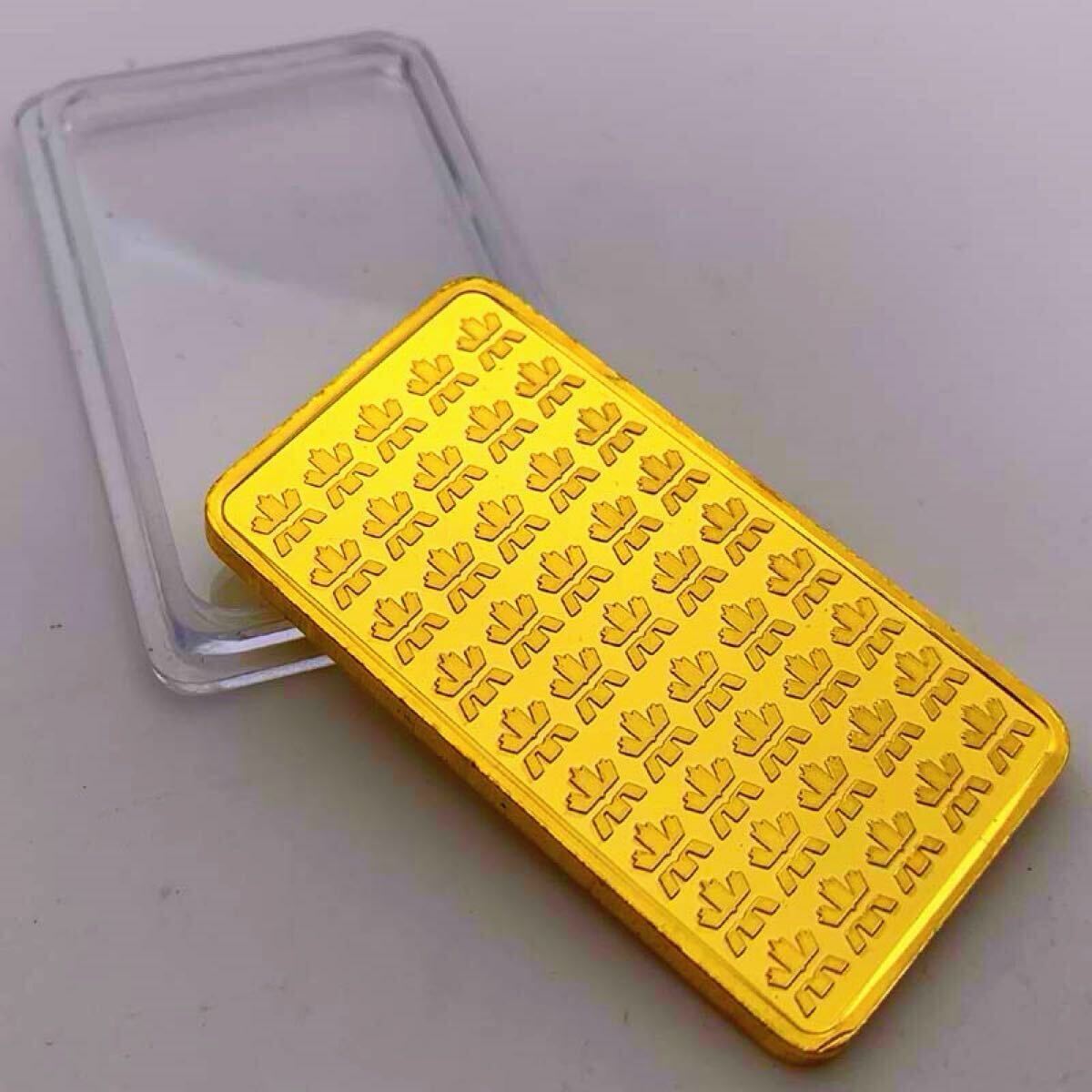 極美品 【限定品】カナダ メイプルリーフ記念 四角形コインバー 外国記念コイン 大型金貨 外国古銭 1オンス コレクション 収蔵品 色差あり _画像4