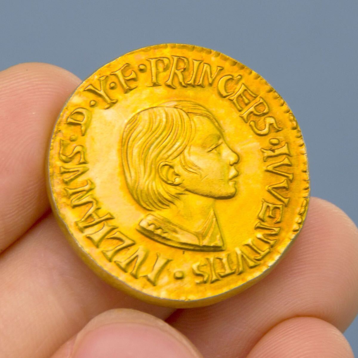 ギリシャ・ローマ時代 両面人物像 古代金貨 コレクション コイン 硬貨 古銭 収蔵品_画像1