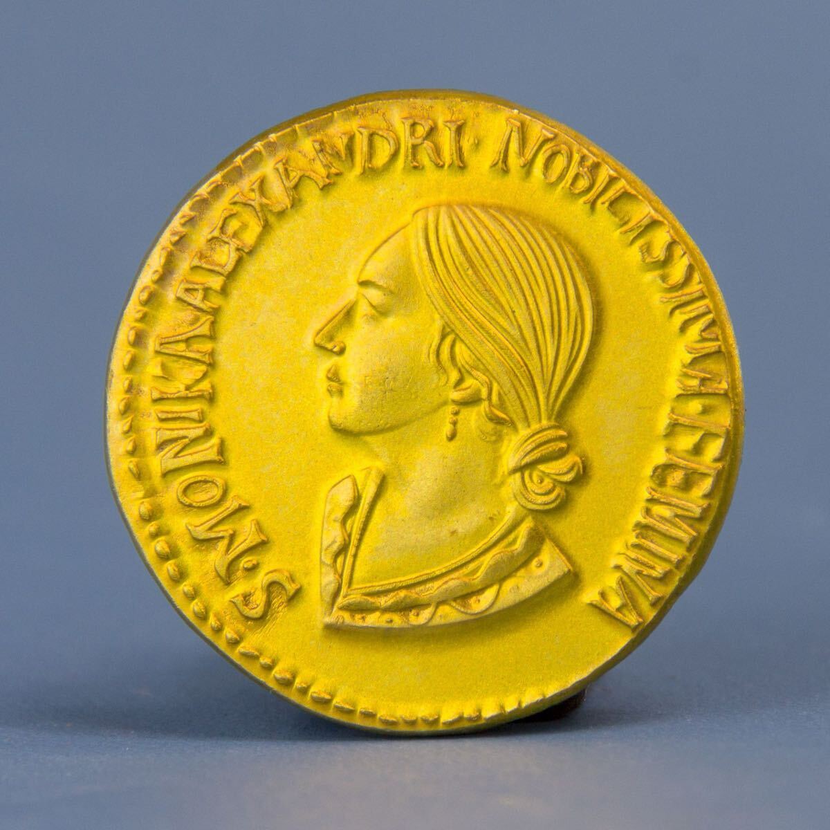 ギリシャ・ローマ時代 両面人物像 古代金貨 コレクション コイン 硬貨 古銭 収蔵品_画像2