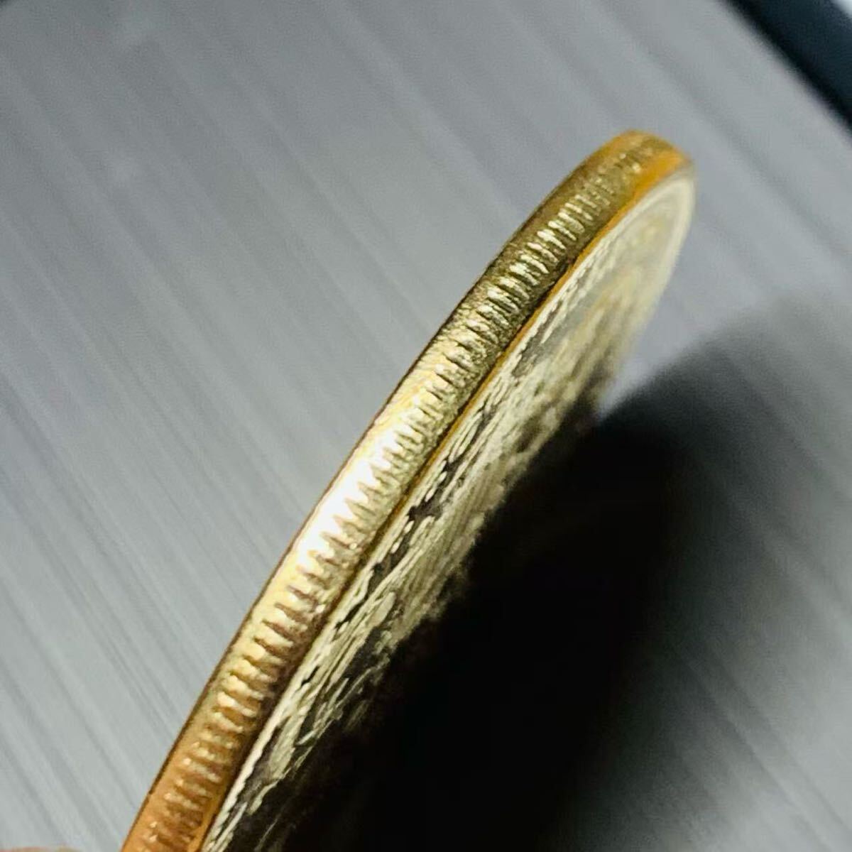 極美品 希少 アメリカ 自由の女神 1879年 20ドル イーグル 記念硬貨 リバティ 古銭 海外コイン 金貨 コレクション 収蔵品 硬貨 金貨 9431_画像3