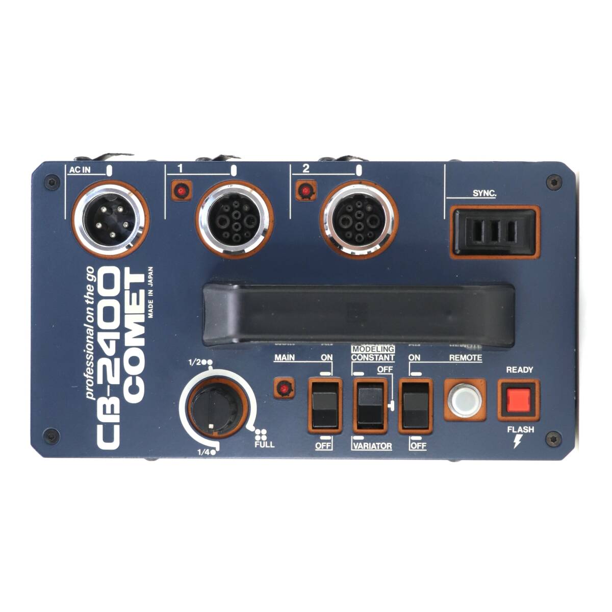 コメットCOMET プロ用ストロボ CB-2400 CL-25H 2個付　キャリングケース付　取扱説明書、カタログ付_画像3