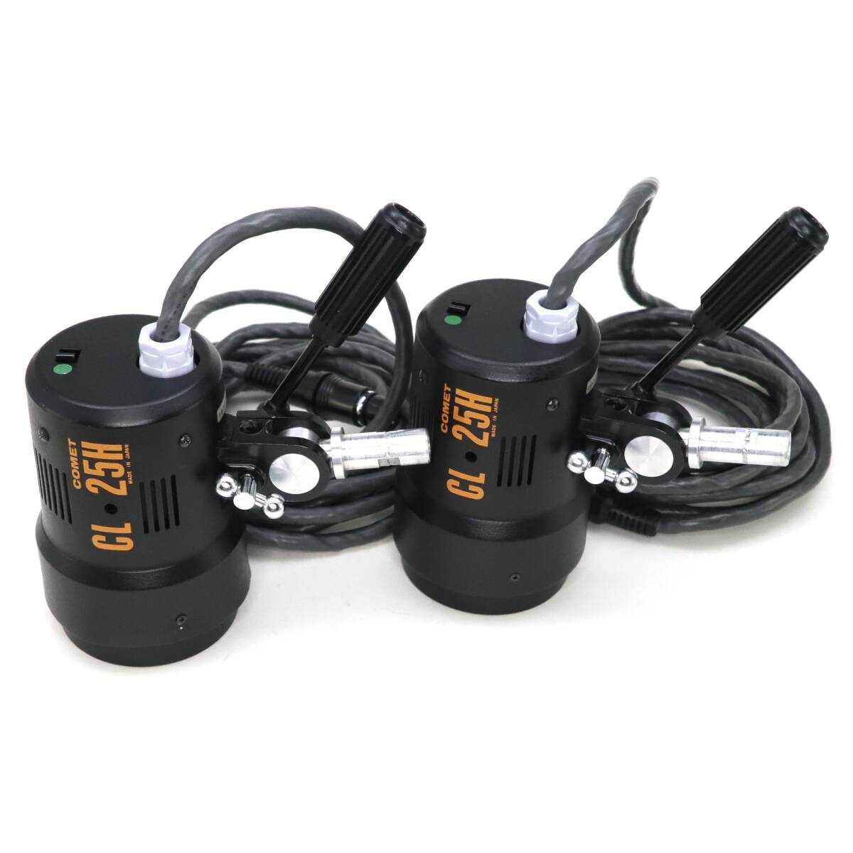 コメットCOMET プロ用ストロボ CB-2400 CL-25H 2個付　キャリングケース付　取扱説明書、カタログ付_画像4