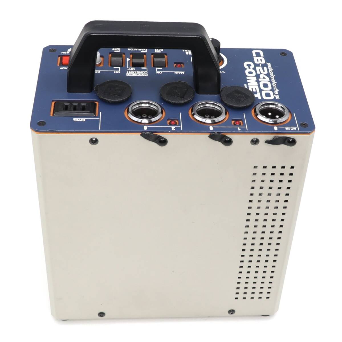 コメットCOMET プロ用ストロボ CB-2400 CL-25H 2個付　キャリングケース付　取扱説明書、カタログ付_画像6
