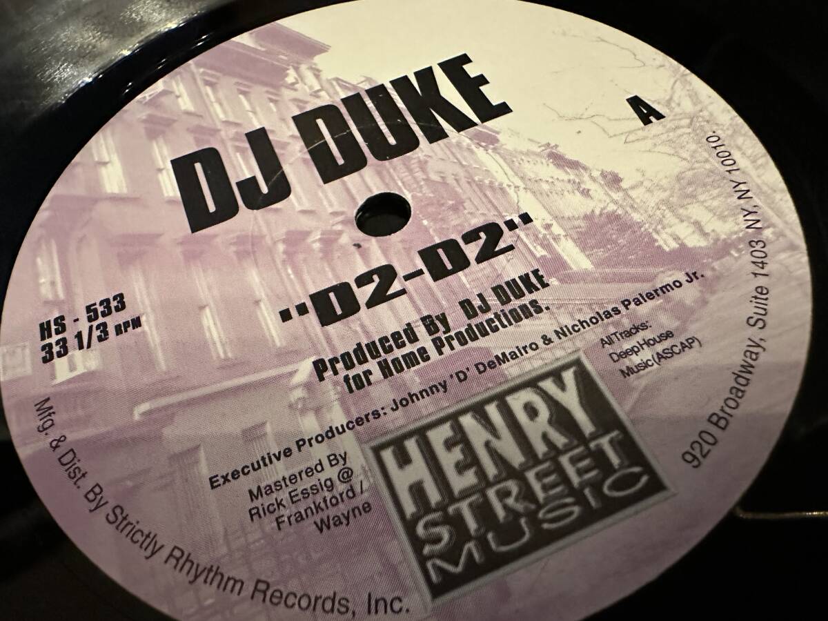 12”★DJ Duke / D2-D2 / ディープ・ハウス！MANUEL GOTTSCHINGのE2-E4 ネタ！_画像4