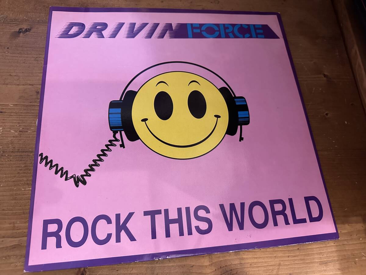 12”★Drivin' Force / Rock This World / アシッド・ハウス・クラシック！_画像1