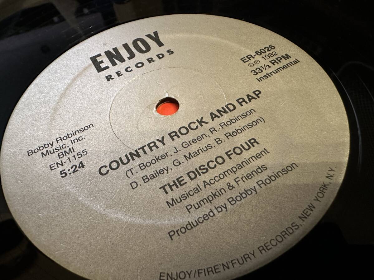 12”★The Disco Four / Country Rock And Rap / クラシック!_画像1