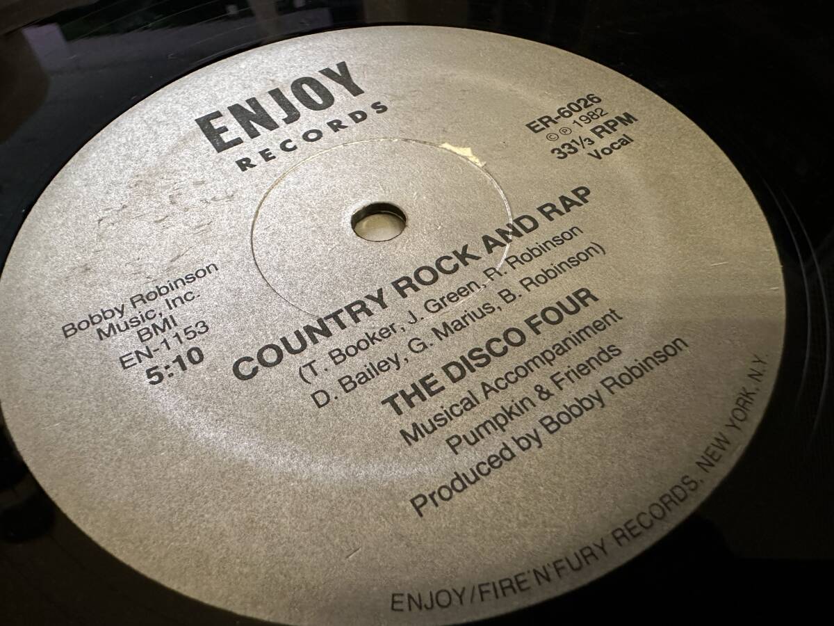 12”★The Disco Four / Country Rock And Rap / クラシック!_画像2