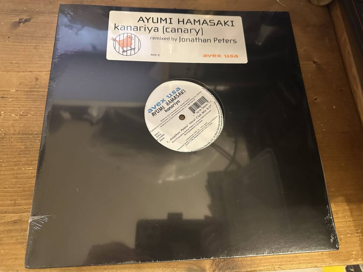 12”★Ayumi Hamasaki 浜崎 あゆみ / Kanariya (Canary) (Jonathan Peters Remixes) 未開封_画像1