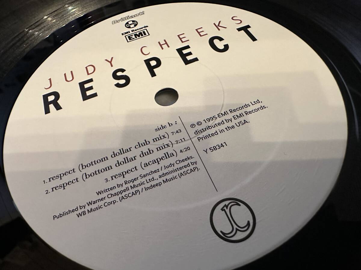 12”★Judy Cheeks / Respect / ヴォーカル・ハウス!_画像4