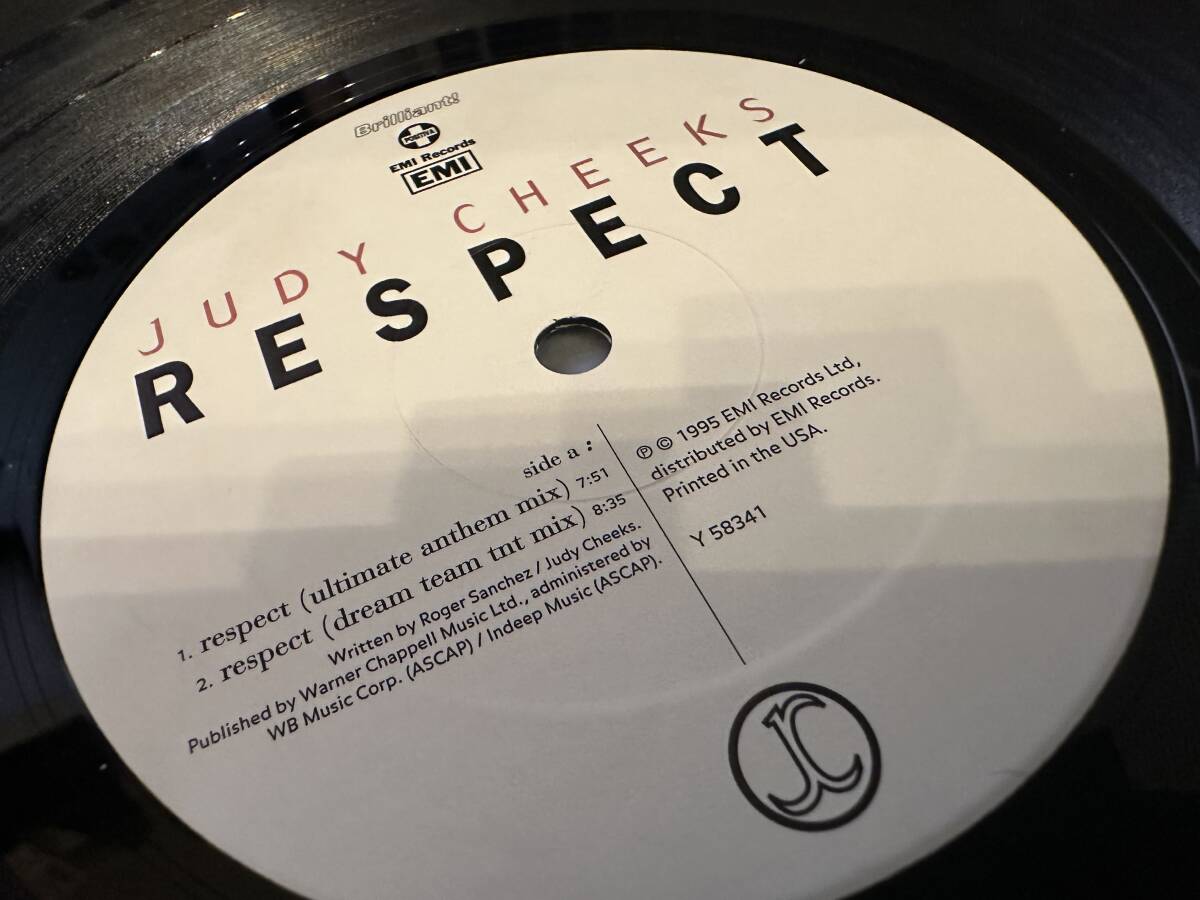 12”★Judy Cheeks / Respect / ヴォーカル・ハウス!_画像3