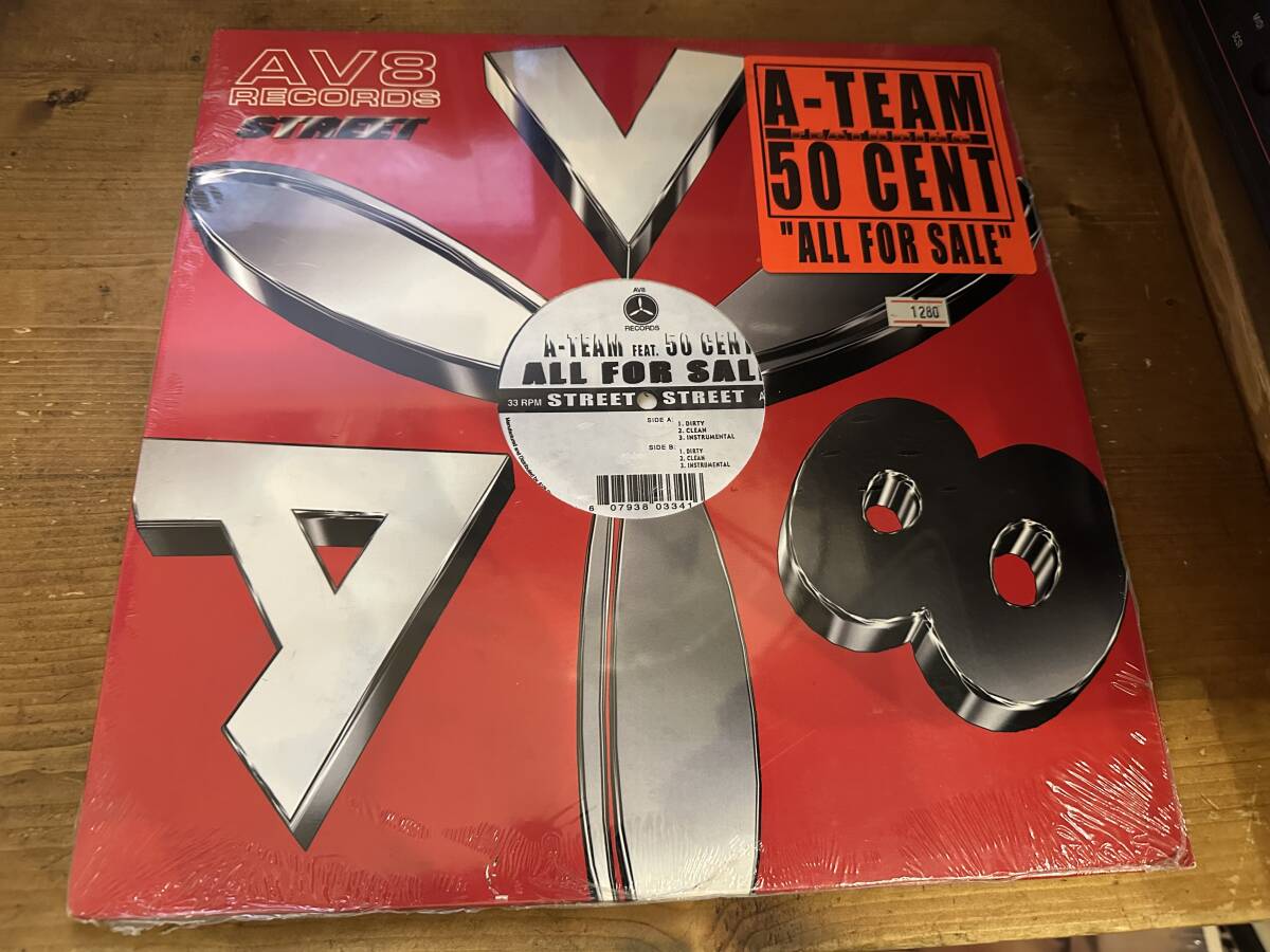 12”★A-Team Feat. 50 Cent / All For Sale / ヒップホップ / 未開封_画像1