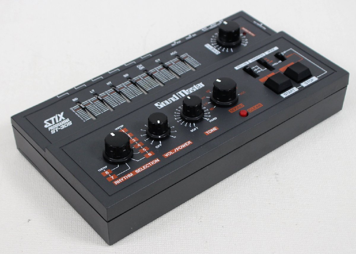 □現状品□ SOUND MASTER STIX ST-305 プログラムドラムマシーン ※音出し可 (2747372）_画像1