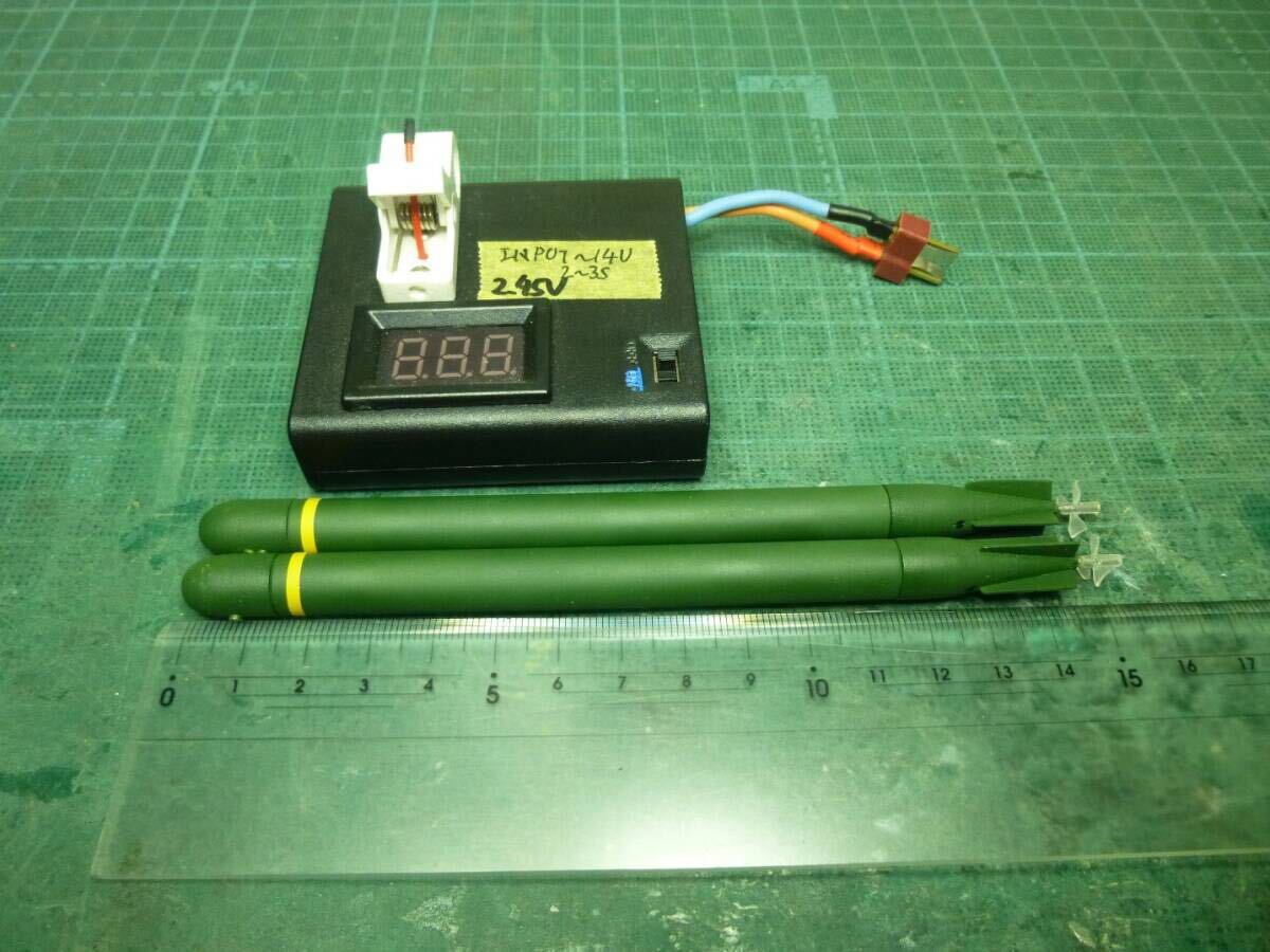 【電動魚雷】充電式 電動魚雷2本セット　コンデンサー容量3.3F×2本_画像2