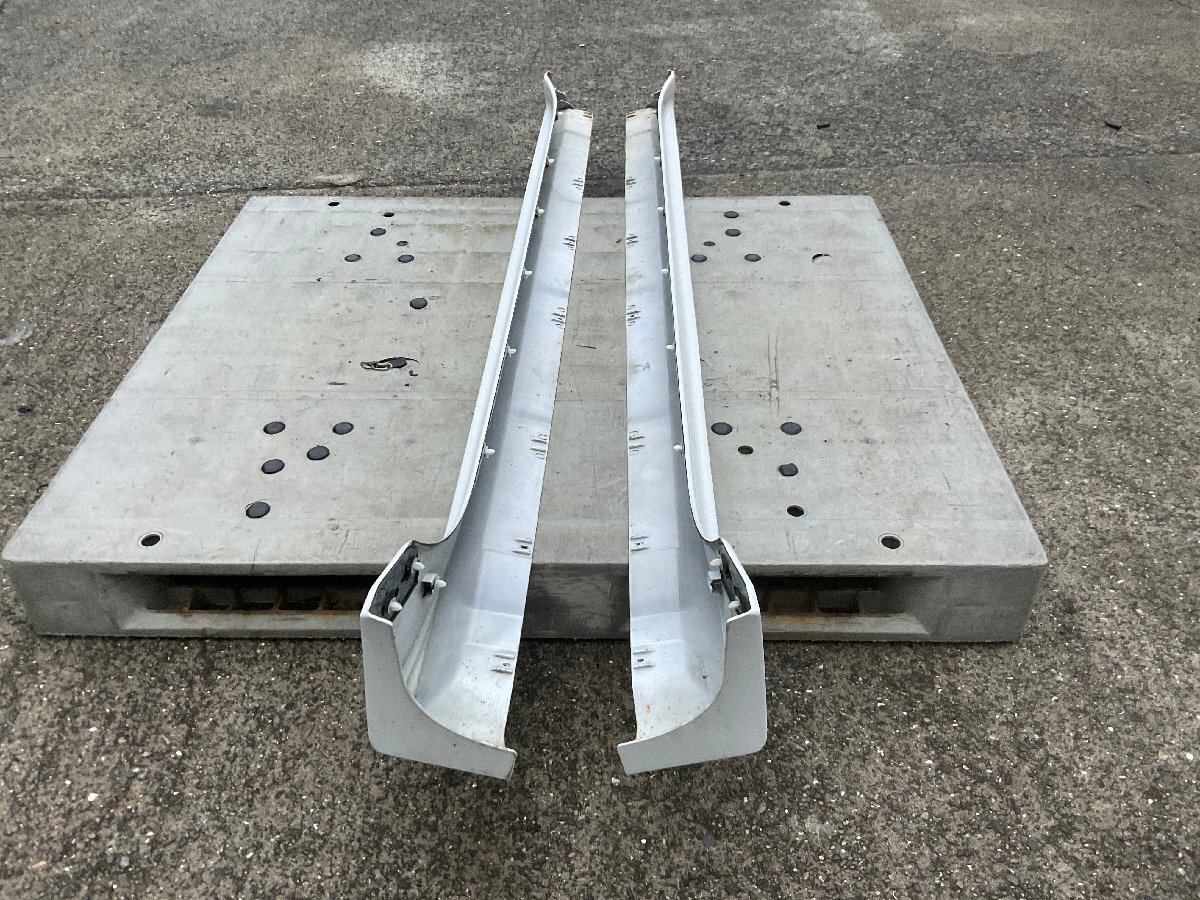 ギャランフォルティス　CY4A　RALLIART　純正　サイドステップ　サイドスカート　左右　色：W13A　CX4A_画像1