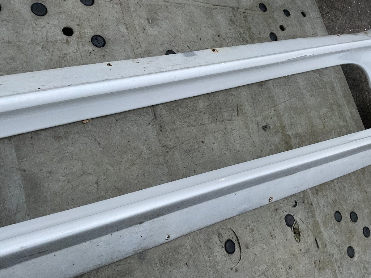 ギャランフォルティス　CY4A　RALLIART　純正　サイドステップ　サイドスカート　左右　色：W13A　CX4A_画像6