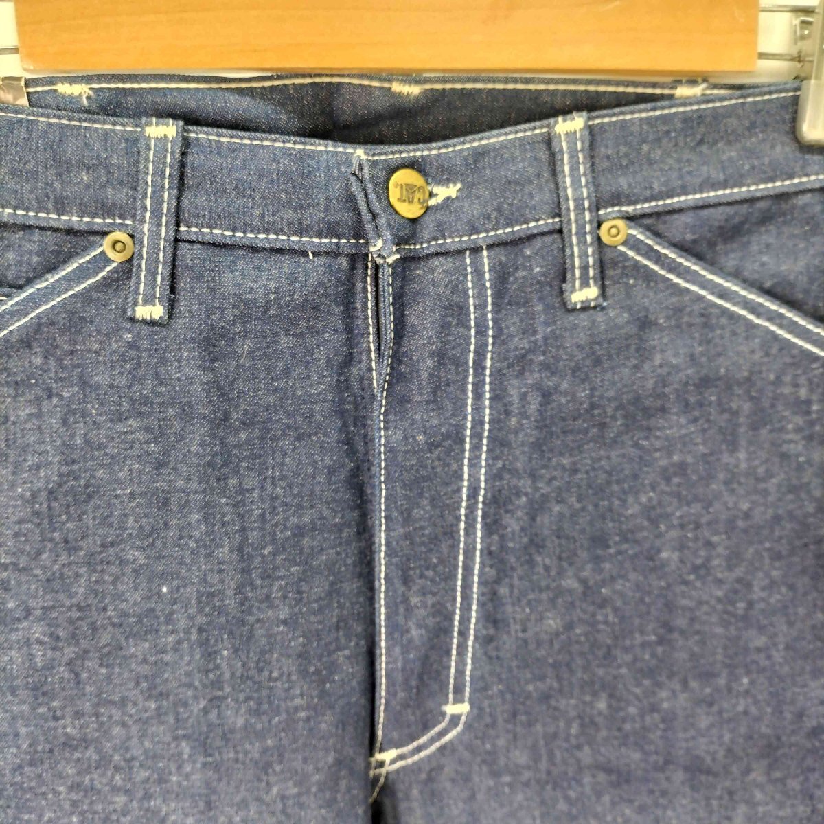 CAT(キャタピラー) USA製 BLUE CONSTRACTION JEAN デニム ペインターパンツ 中古 古着 0744_画像3
