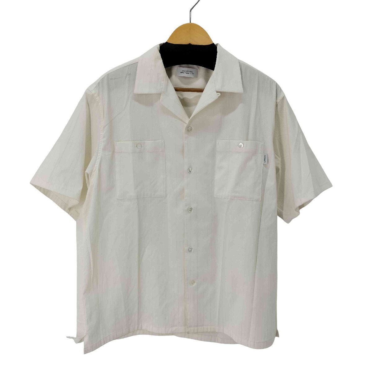 Saturdays NYC(サタデーズニューヨークシティ) Canty Dobby Stripe SS S 中古 古着 0205_画像1