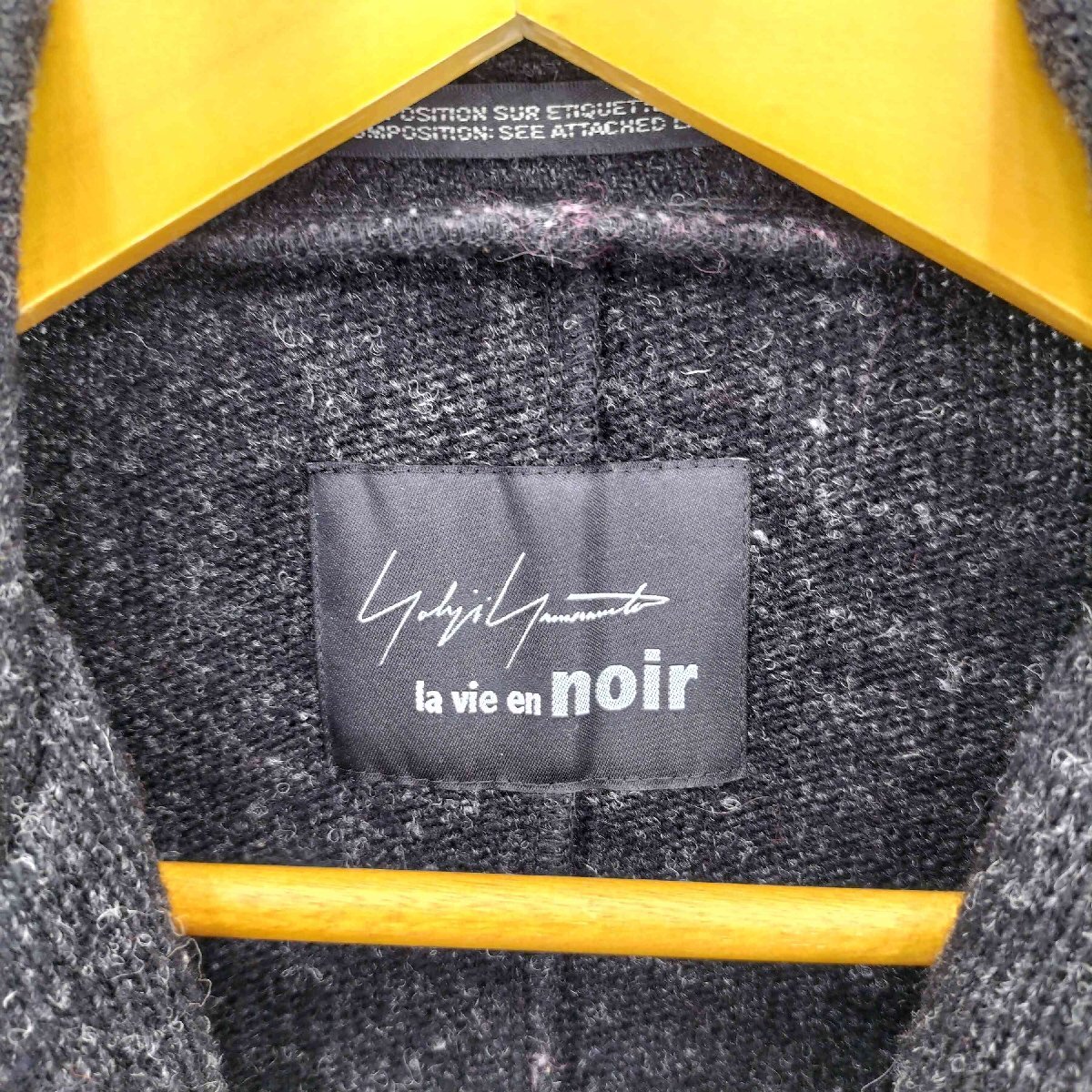 YOHJI YAMAMOTO NOIR(ヨウジヤマモトプリュスノアール) La vie en noir ピ 中古 古着 0134_画像6