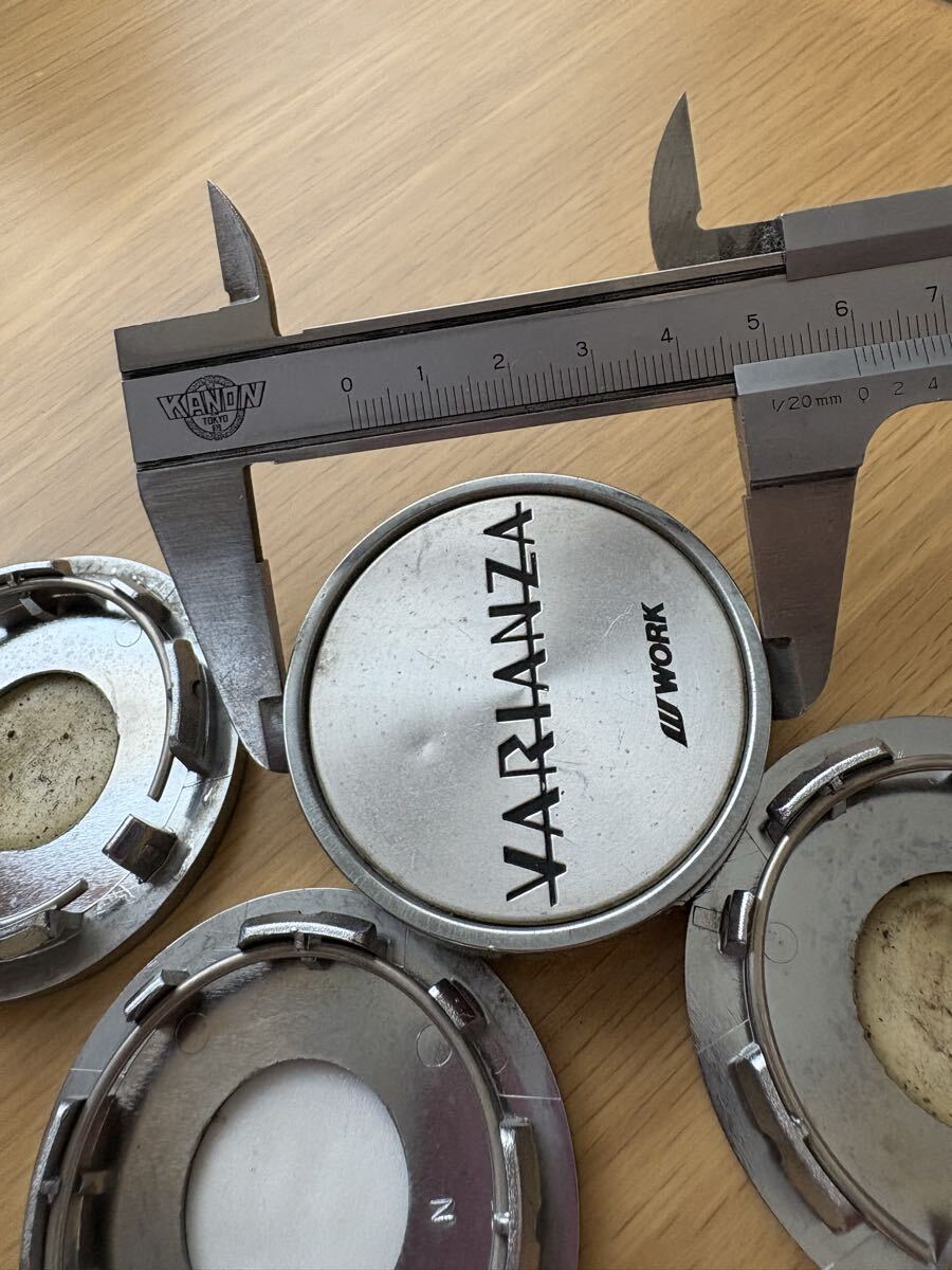 WORK ワーク VARIANZA ヴァリアンツァ ホイールキャップ センターキャップ 4枚セット_画像4