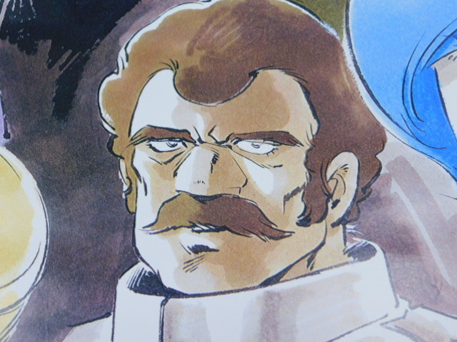 ★小1264 当時物 ポスター 機動戦士ガンダム ジオン公国軍 デギンザビ ドズルザビ キシリアザビ ガルマザビ シャアアズナブル 12510161_画像9