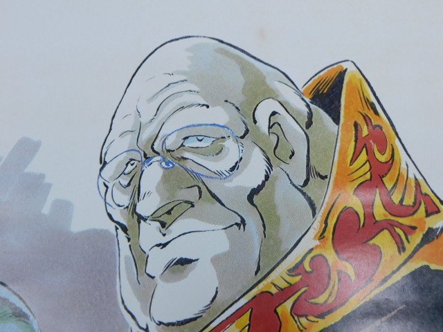 ★小1264 当時物 ポスター 機動戦士ガンダム ジオン公国軍 デギンザビ ドズルザビ キシリアザビ ガルマザビ シャアアズナブル 12510161_画像3