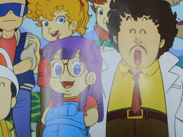 * маленький 1311 подлинная вещь постер Dr. slump Arale-chan Toriyama Akira . шт a RaRe Showa Retro 12510161