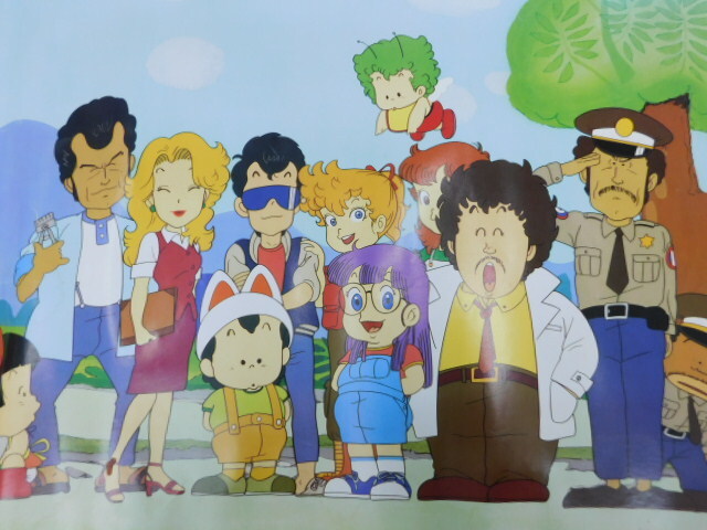 * маленький 1311 подлинная вещь постер Dr. slump Arale-chan Toriyama Akira . шт a RaRe Showa Retro 12510161