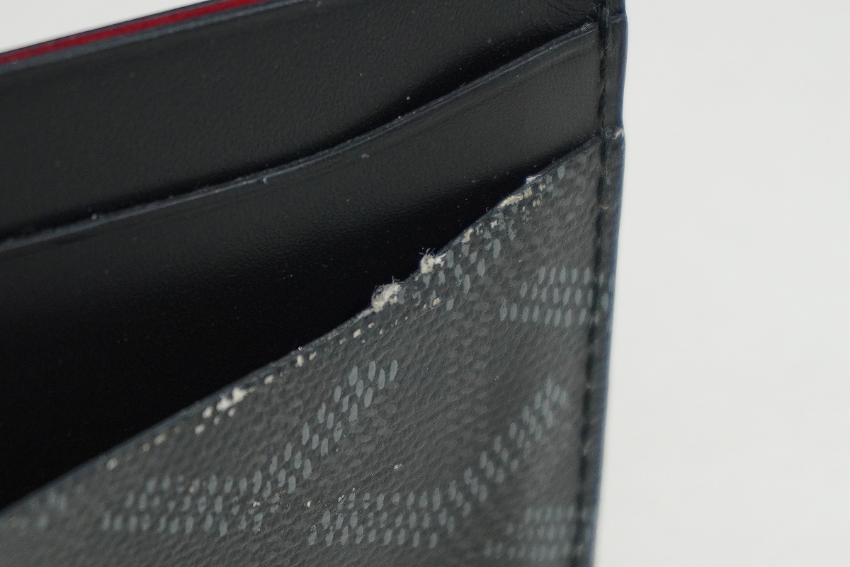 正規 GOYARD ゴヤール サン・シュルピス カードケース パスケース 黒本物1027P_画像8