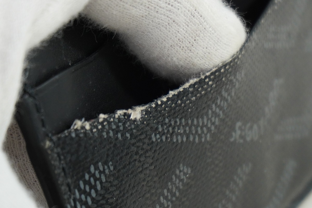 正規 GOYARD ゴヤール サン・シュルピス カードケース パスケース 黒本物1027P_画像7