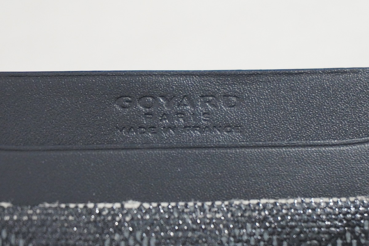 正規 GOYARD ゴヤール サン・シュルピス カードケース パスケース 黒本物1027P_画像5