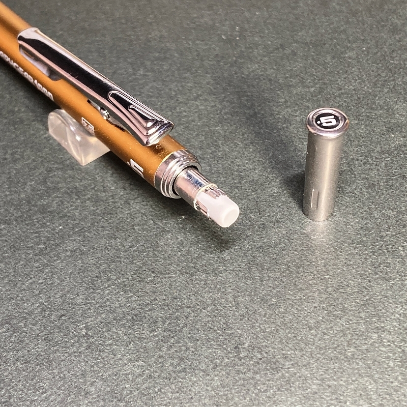 送料無料☆未使用☆せとうち文具限定カラー ぺんてる グラフギア1000 チタンゴールド シャープペンシル/シャーペン ステーショナリー★4Pen_画像5