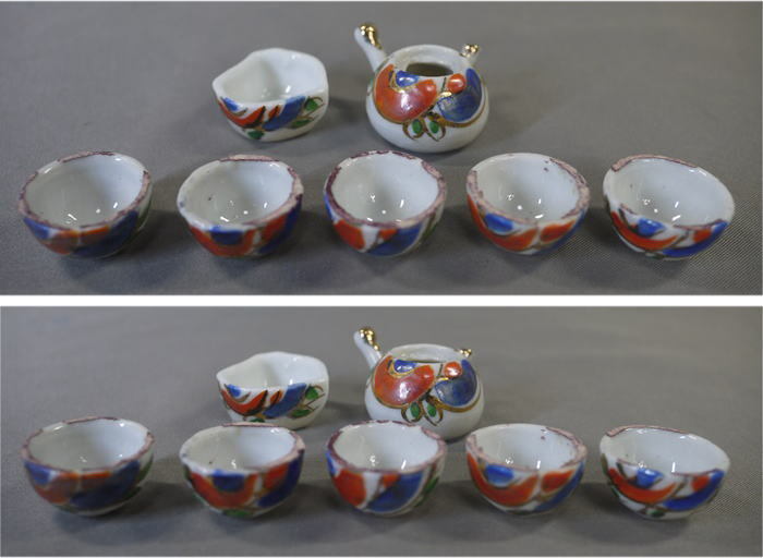 【ナ】アンティーク　ままごと③　１３点　雛道具　ミニチュア　おくどさん　昭和レトロ_画像6