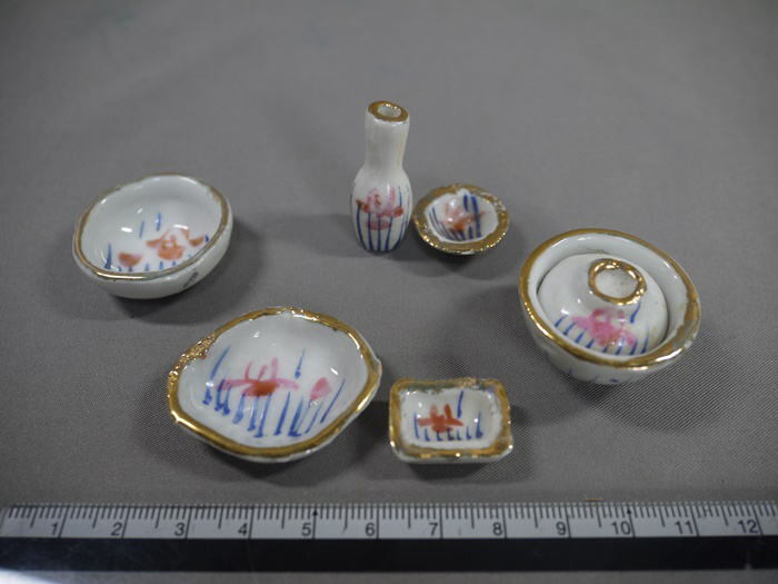 【ナ】アンティーク　ままごと③　１３点　雛道具　ミニチュア　おくどさん　昭和レトロ_画像5