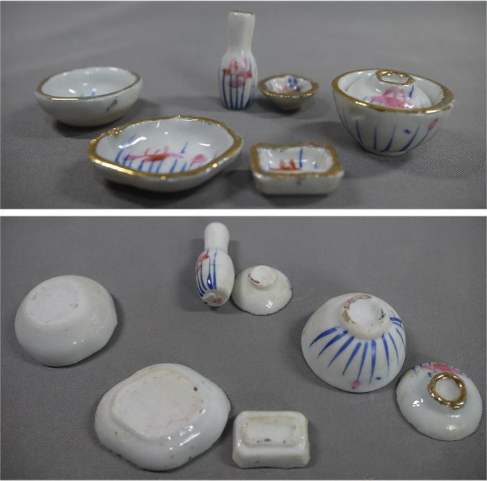 【ナ】アンティーク　ままごと③　１３点　雛道具　ミニチュア　おくどさん　昭和レトロ_画像4