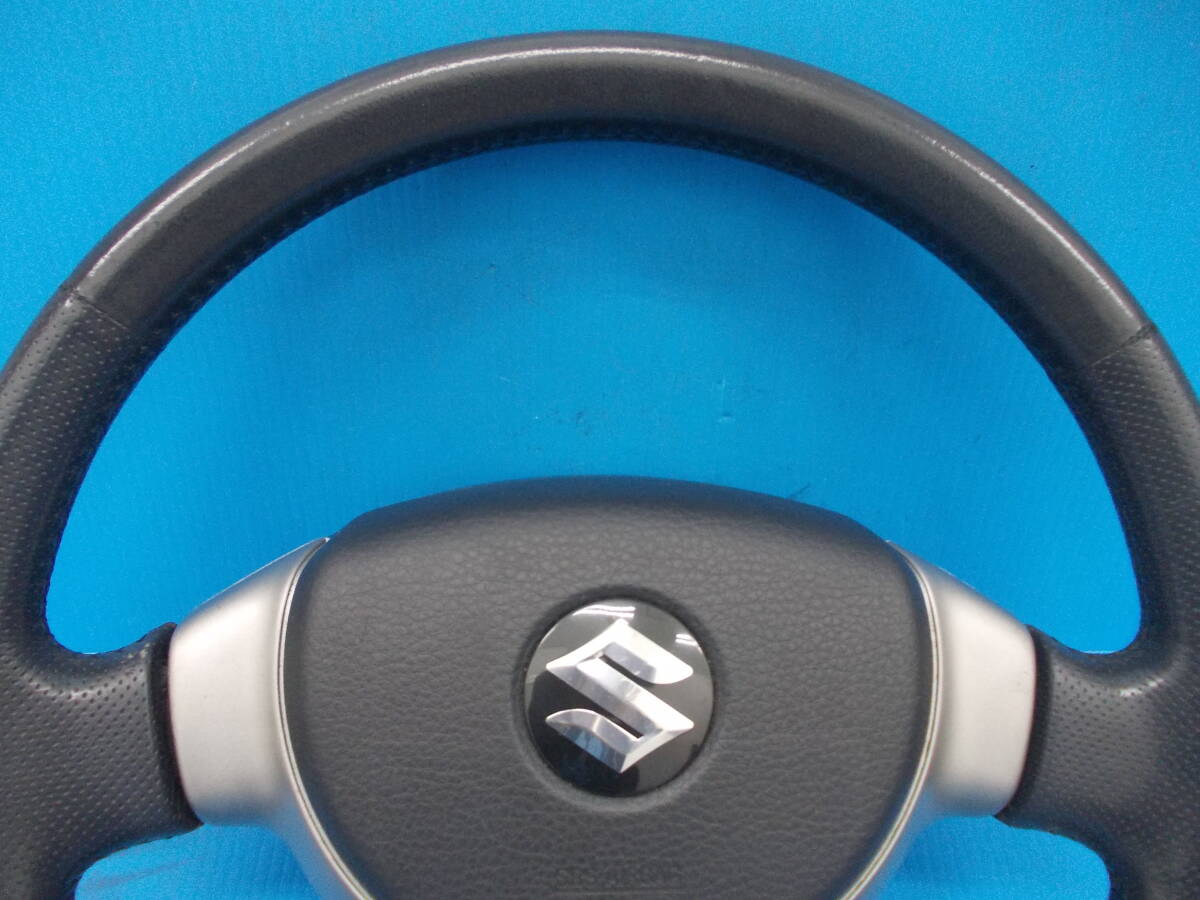 ■中古■　MR21S/MRワゴン　MG21S/モコ　レザーハンドル/ステアリングホール_画像3