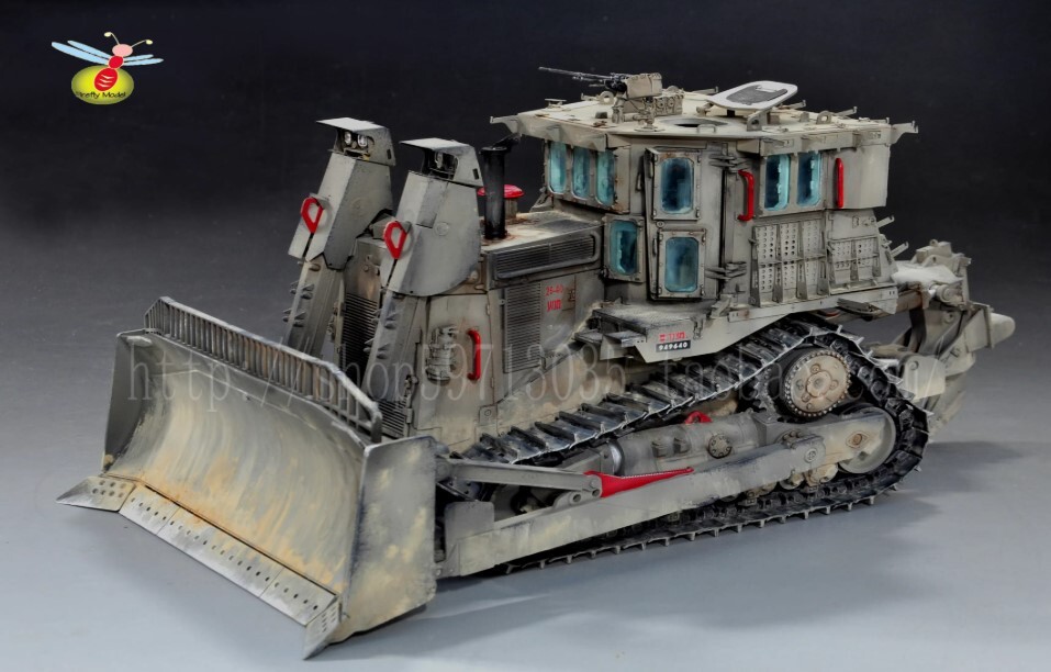 1/35 イスラエル D9R テディベア装甲ブルドーザー 組立塗装済完成品_画像5