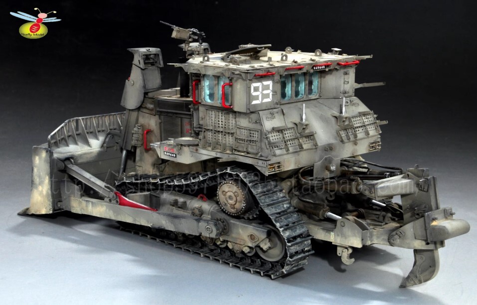 1/35 イスラエル D9R テディベア装甲ブルドーザー 組立塗装済完成品_画像8