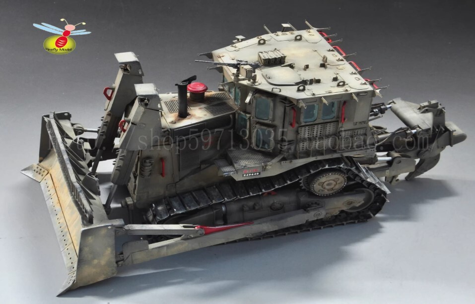 1/35 イスラエル D9R テディベア装甲ブルドーザー 組立塗装済完成品_画像9